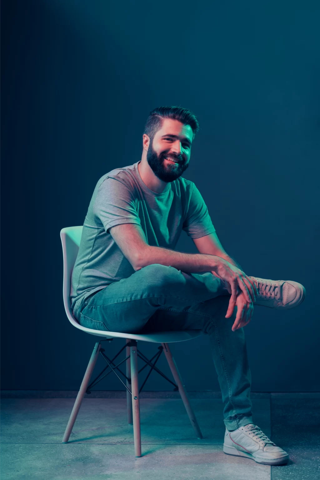 neon-portrait-young-attractive-man